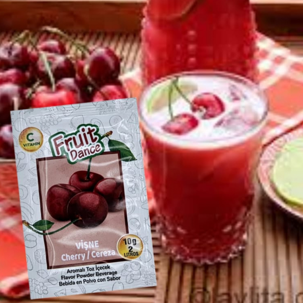 Refresco instantáneo sabor cereza Fruit Dance (10 g) - Miniatura 4