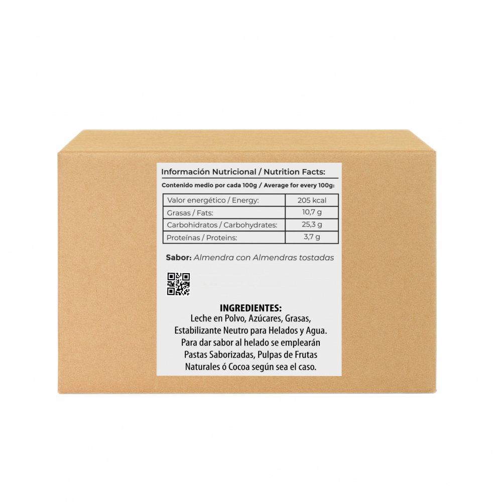 Helado de Almendra con trocitos de almendras tostadas Alask (4 L) - Miniatura 2