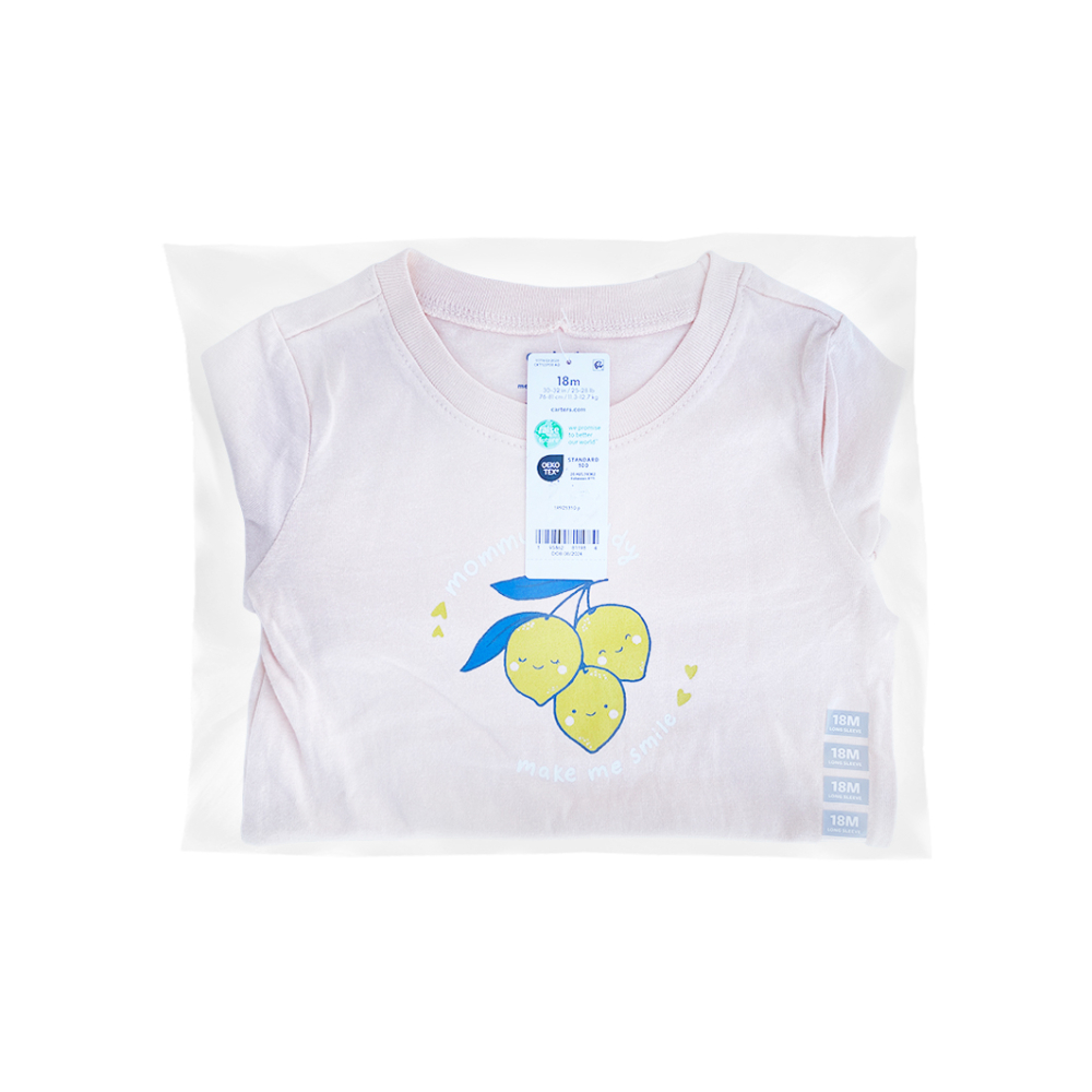 Body de manga larga baby lemons mommy & daddy Carter's (Talla-18 meses) - Miniatura 3