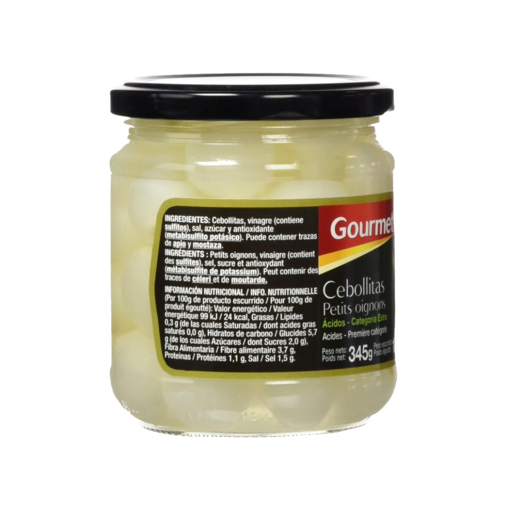 Cebollitas en vinagre Gourmet (345 g / 12.16 oz) - Miniatura 2