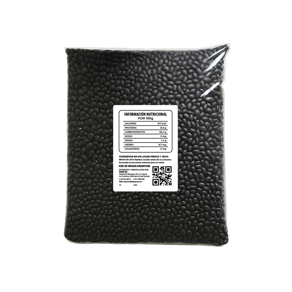 Frijoles negros Campo Vivo (1.5 kg / 3.3 lb) - Miniatura 4