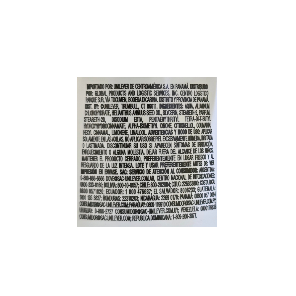 Desodorante antitranspirante en roll on protección total Men+Care Dove (50 ml) - Miniatura 4