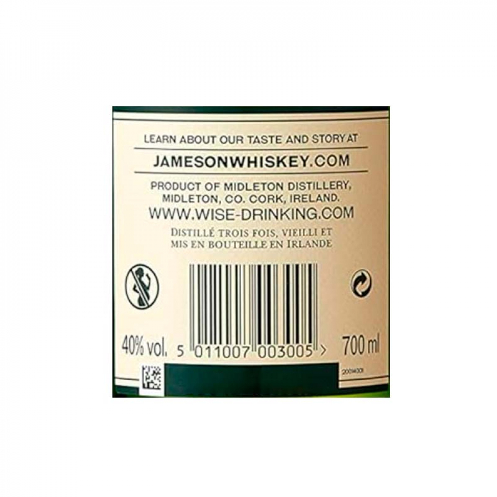 Whisky 40 % vol Jameson (700 ml) - Miniatura 2