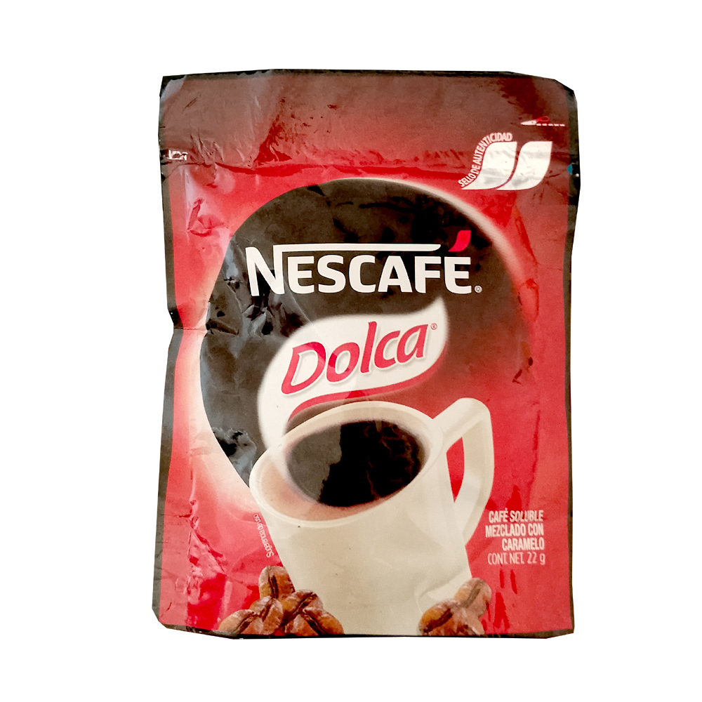 Café soluble mezclado con caramelo Dolca Nescafé (22 g) - Miniatura 2