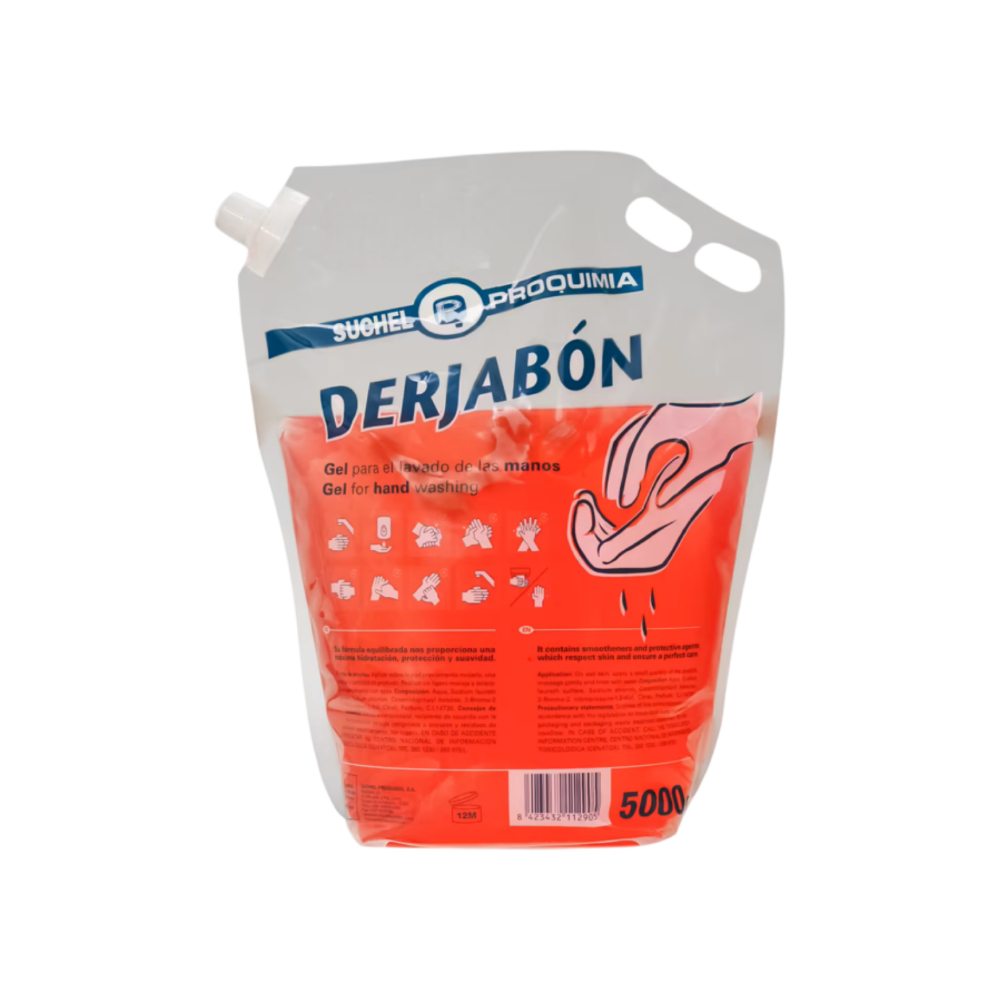 Gel para el lavado de las manos Suchel Proquimia (5 kg / 11.02 lb) - Miniatura 4