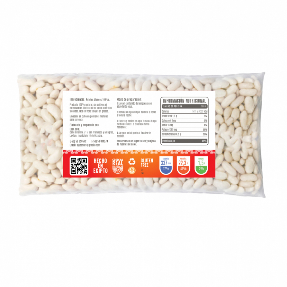 Frijoles blancos Cosecha Real (4 x 500 g / 1.1 lb) - Miniatura 2