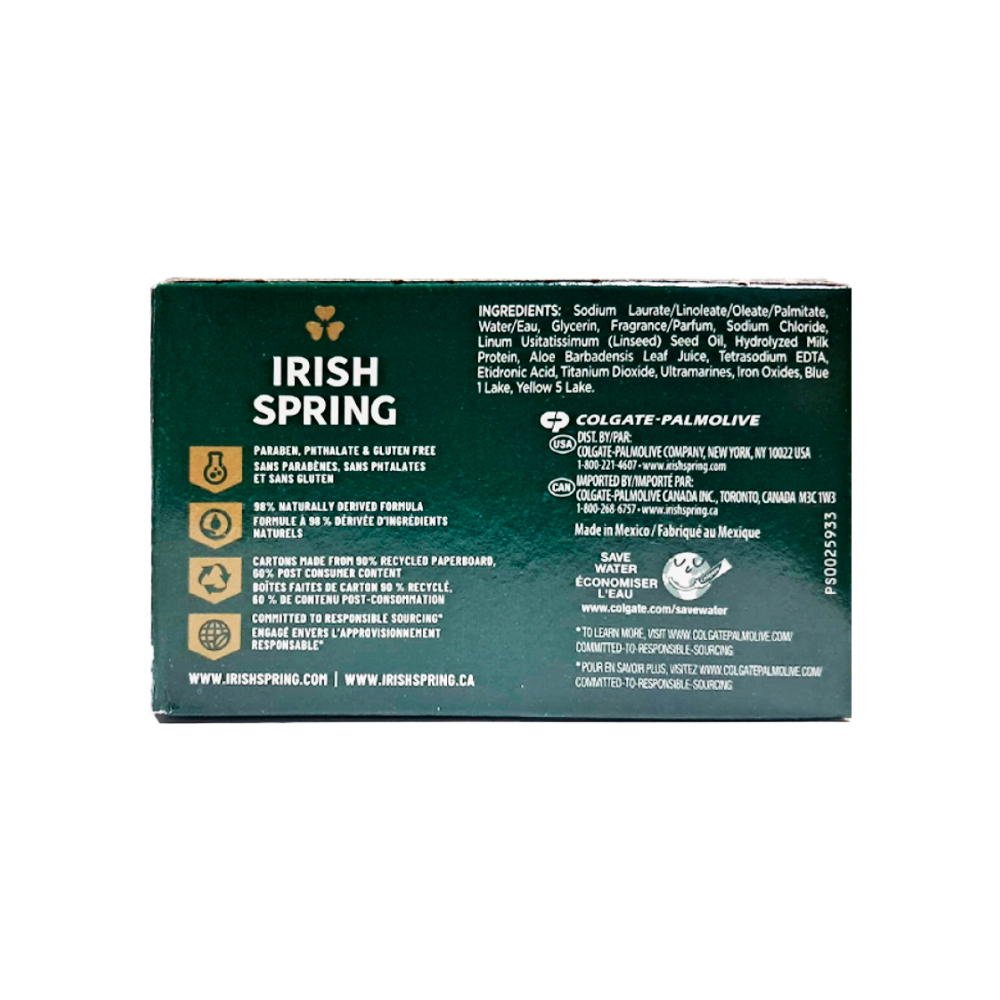 Jabón fresco con aceite de linaza Irish Spring (113 g / 4 oz) - Miniatura 4