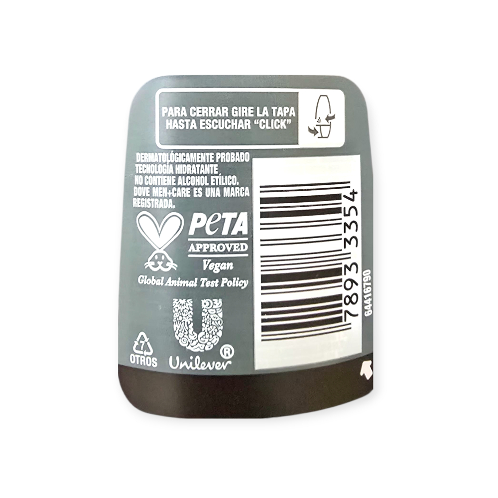 Desodorante antitranspirante para hombre invisible dry en roll-on Men+care Dove (50 ml) - Miniatura 3