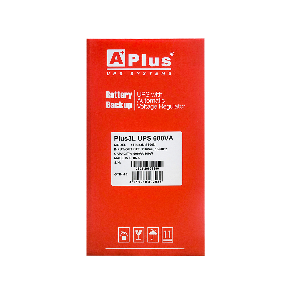 UPS línea interactiva con regulador de voltaje 600 VA APlus - Miniatura 3