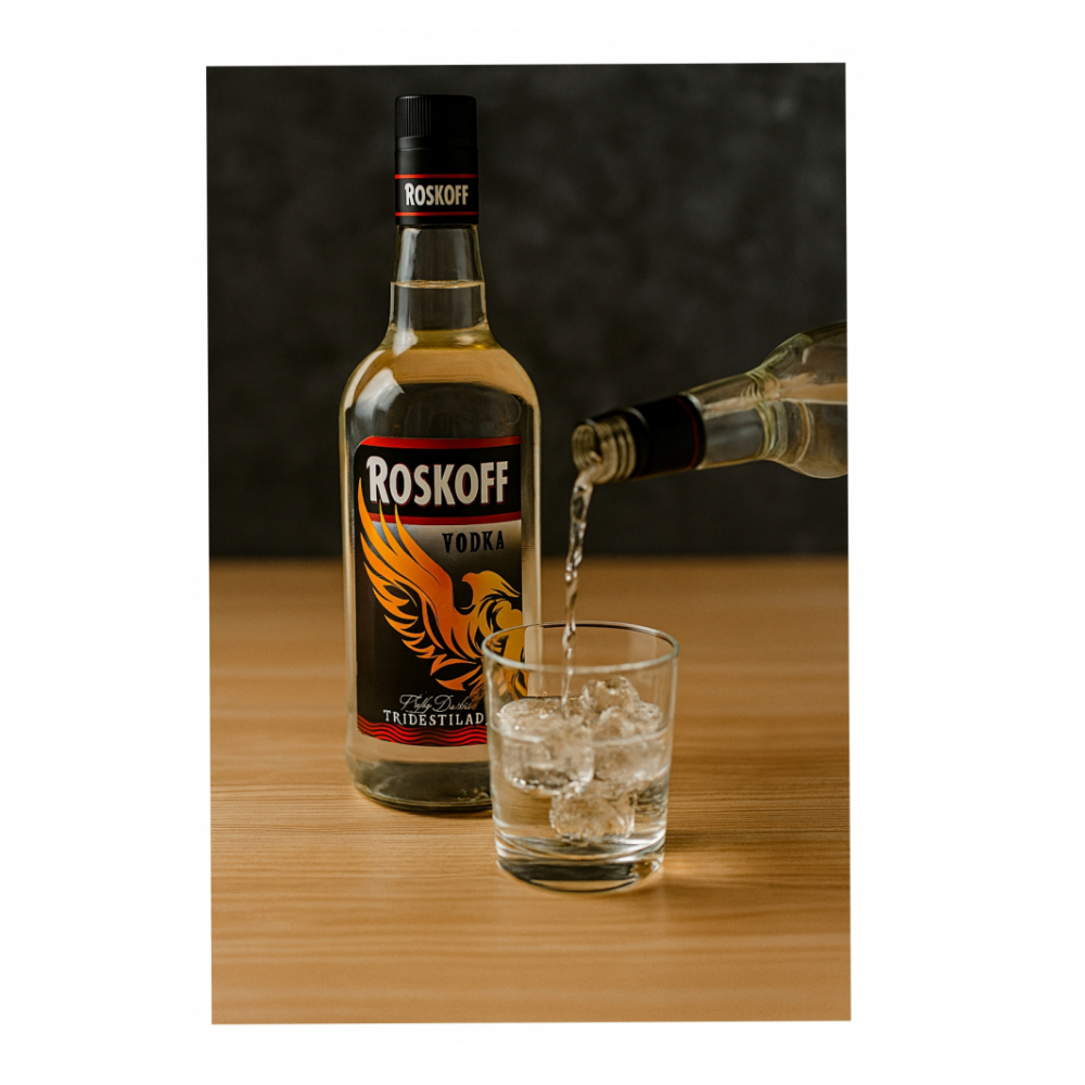 Vodka tridestilado Roskoff (965 ml) - Miniatura 2