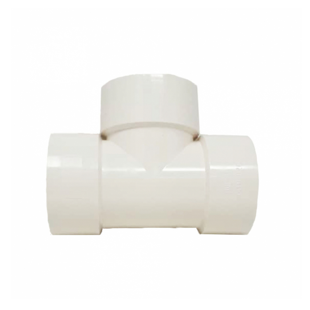 Conector PVC-U tipo T de 4” para tubería de desagüe Malu - Miniatura 2