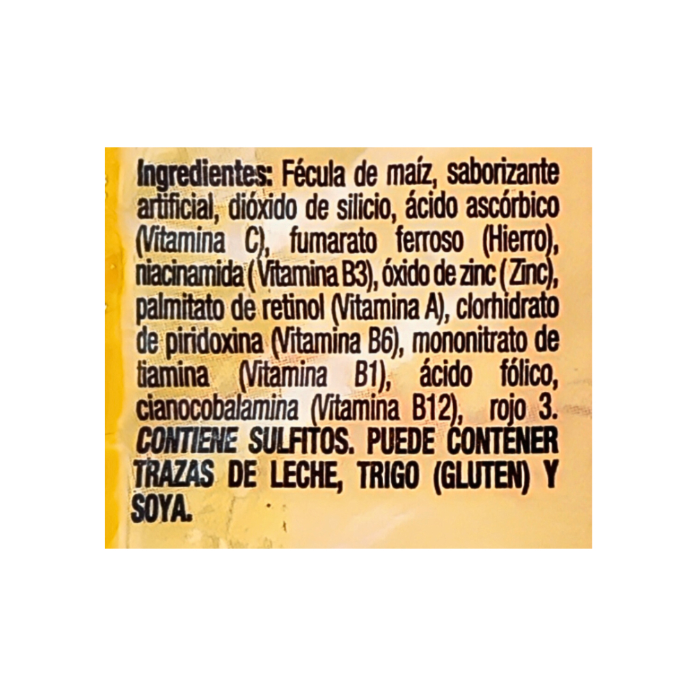 Polvo para preparar atole sabor fresa fortificado con vitaminas y minerales Great Value (45 g / 1.59 oz) - Miniatura 3