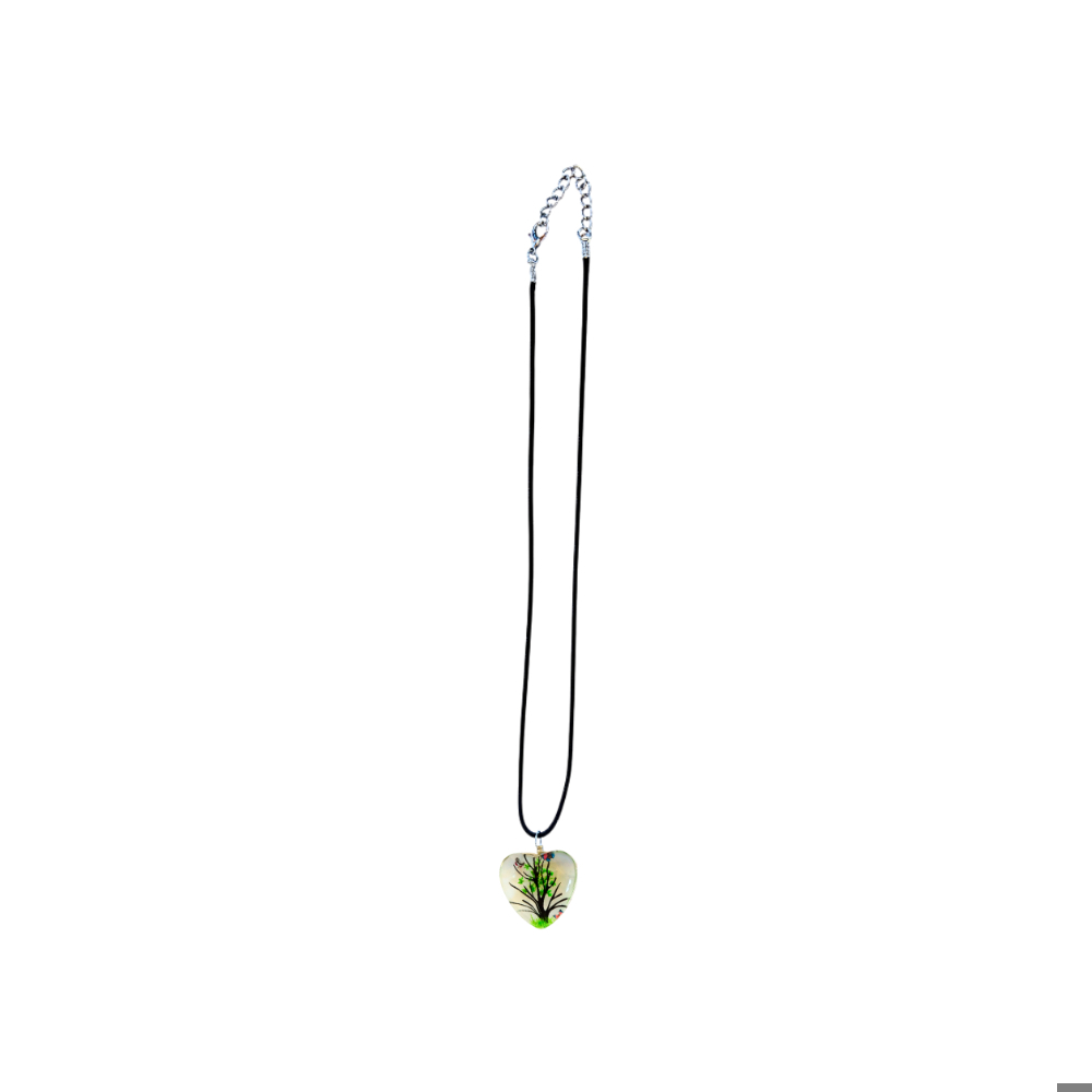 Collar con colgante de árbol de la vida verde Tiara - Miniatura 2