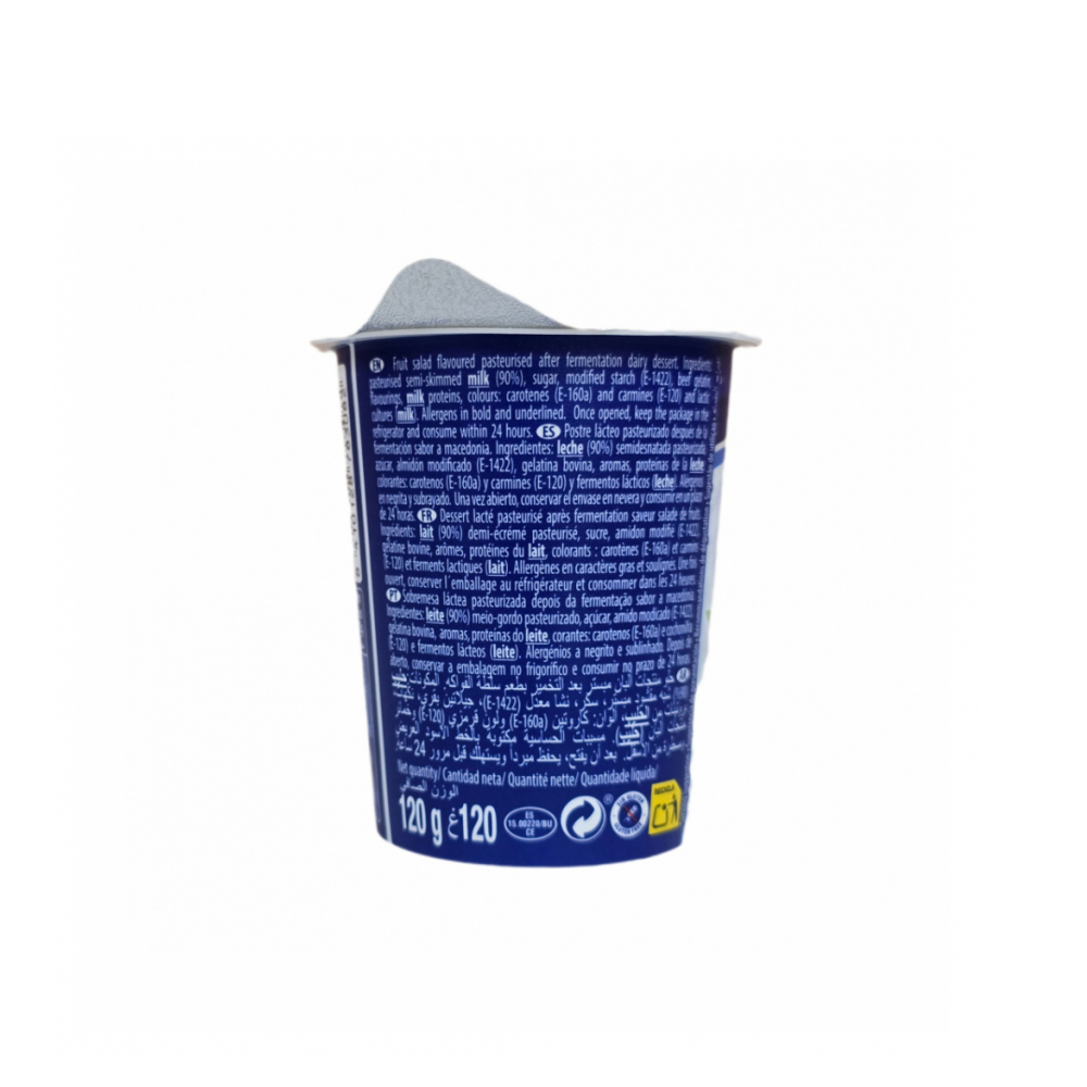 Yogurt sabor macedonia Original PMI (24 x 120 g / 4.23 oz) - Miniatura 3
