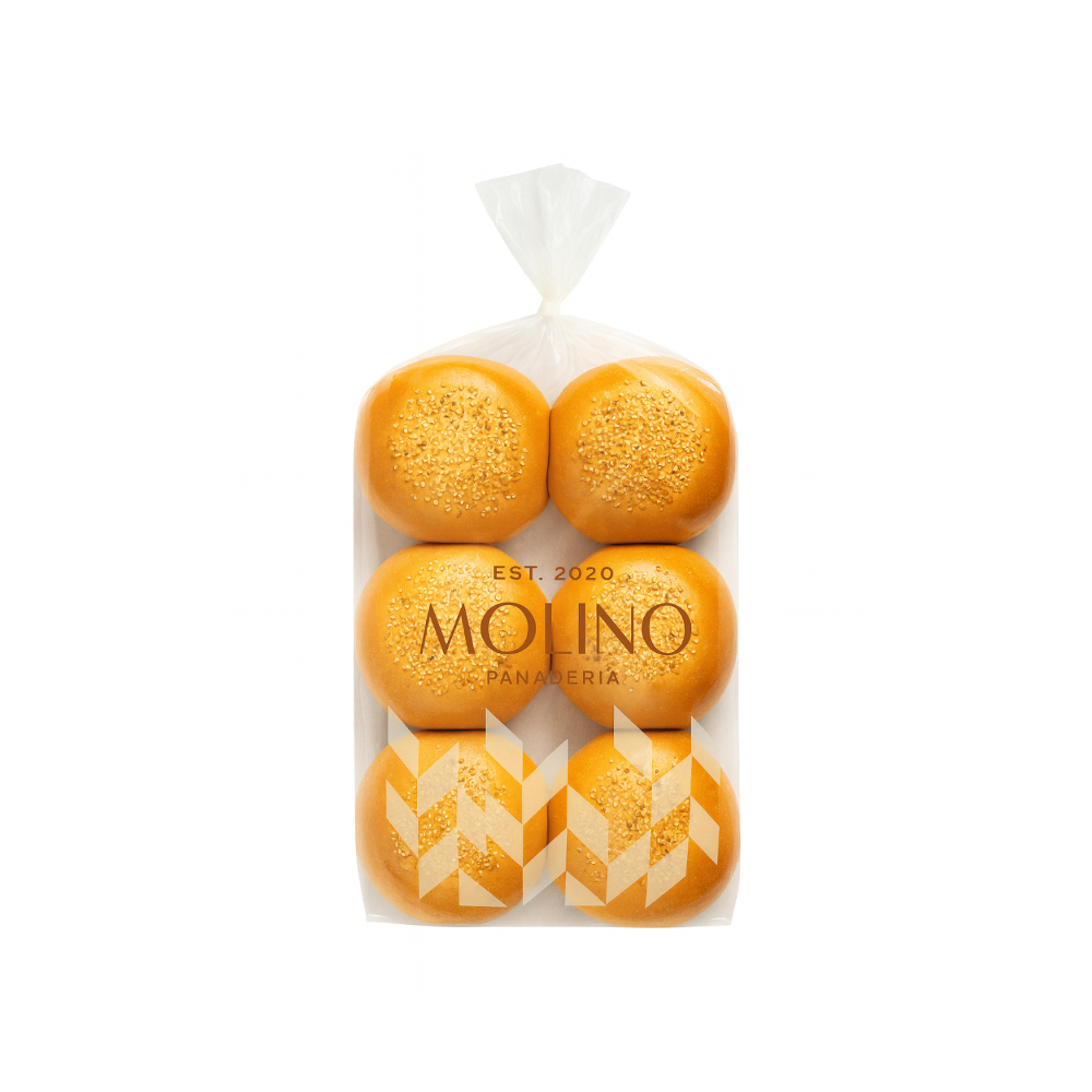 Pan para hamburguesa El Molino (6 x 80 g / 2.82 oz) - Miniatura 4