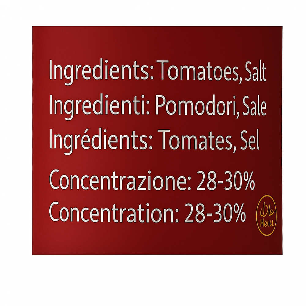 Pasta de tomate doble concentrado Fine Tom (400 g / 14.10 oz) - Miniatura 3