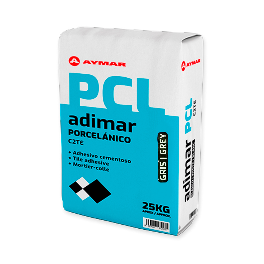 Adhesivo cementoso porcelámico gris Adimar (25 kg / 55.11 lb) - Miniatura 2