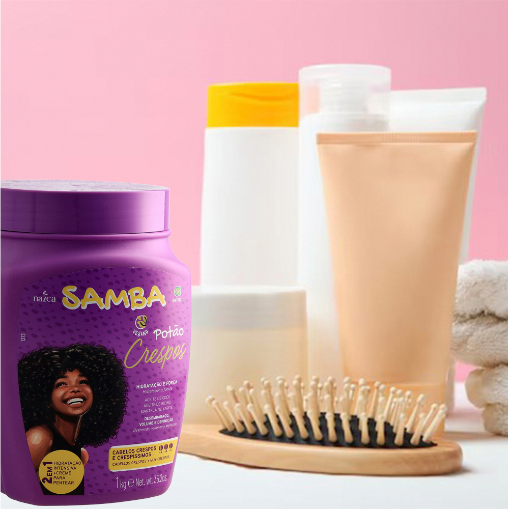 Tratamiento para el cabello 2 en 1 Potão Crespos Nazca Samba (1 kg / 2.2 lb) - Miniatura 4