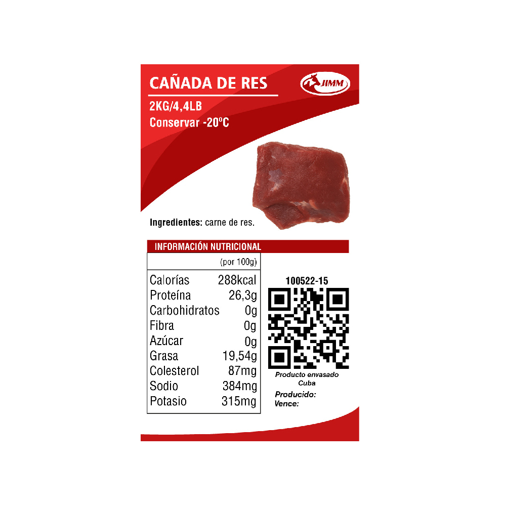 Cañada de res Jimm (2.0 kg / 4.4 lb) - Miniatura 4