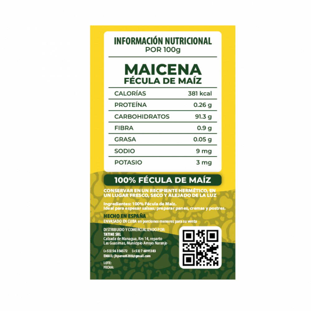 Maicena Campo Vivo (8 x 500 g / 1.1 lb) - Miniatura 2