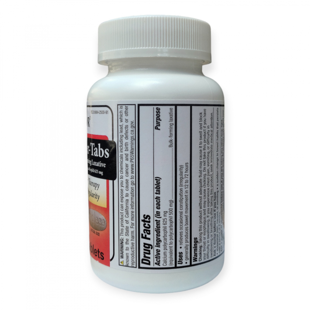 Fiber-Tabs. Policarbofilo de Calcio 625 mg Major (90 tab) - Miniatura 2