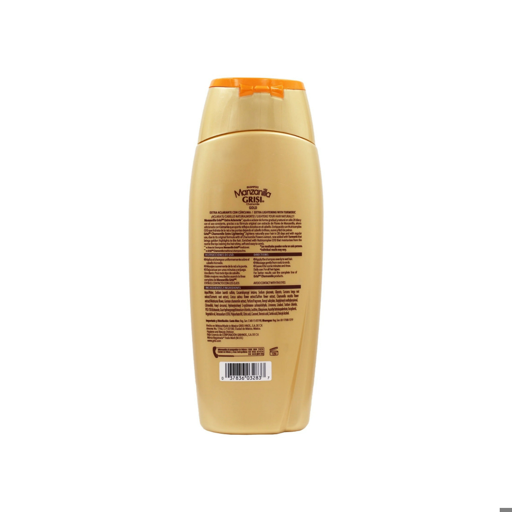 Champú de manzanilla con cúrcuma Grisi (400 ml / 13.5 fl.oz) - Miniatura 2