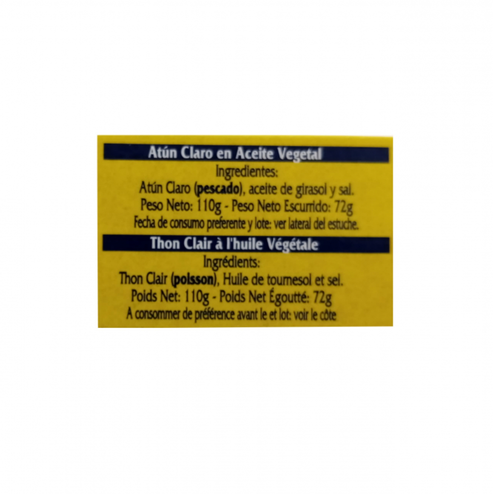 Atún Claro en aceite de girasol Miau (110 g / 3.88 oz) - Miniatura 2