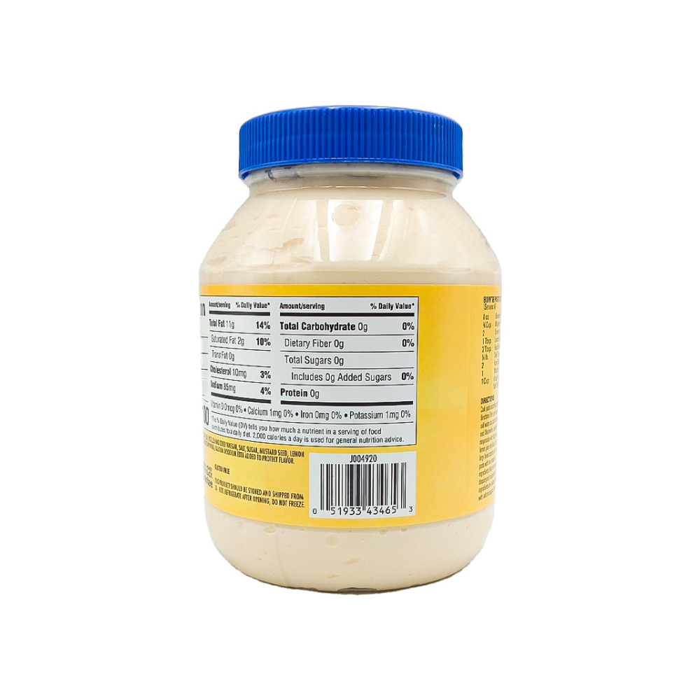 Mayonesa Real Kurtz (6 x 887 ml / 30 fl oz) - Miniatura 3