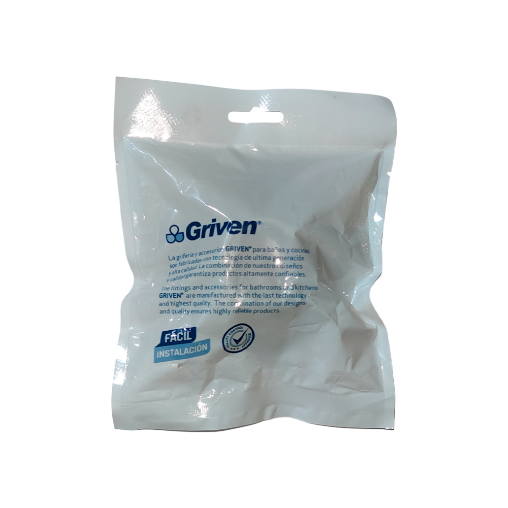 Desagüe tragante ABS cromado para sistema de drenaje en piso 4'' Griven - Miniatura 3