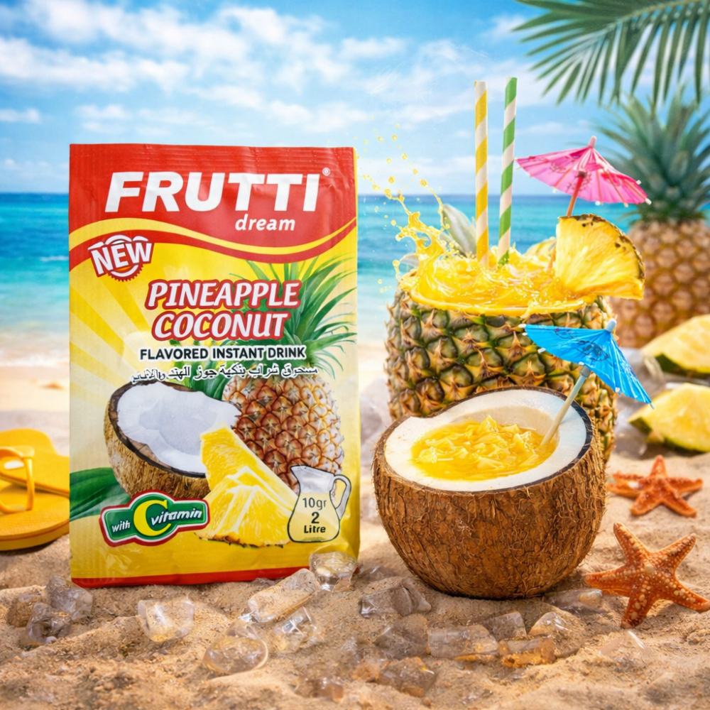 Refresco instantáneo sabor coco - piña Frutti Dream (10 g) - Miniatura 4