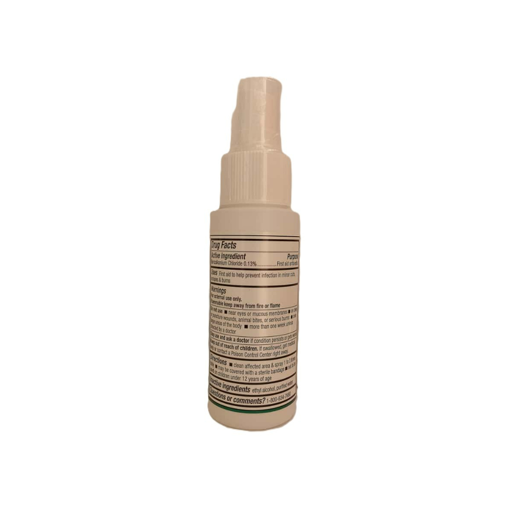 Spray antiséptico de cloruro de benzalconio 0.13 % MEDI-FIRST (59.1 ml / 2 fl.oz) - Miniatura 2