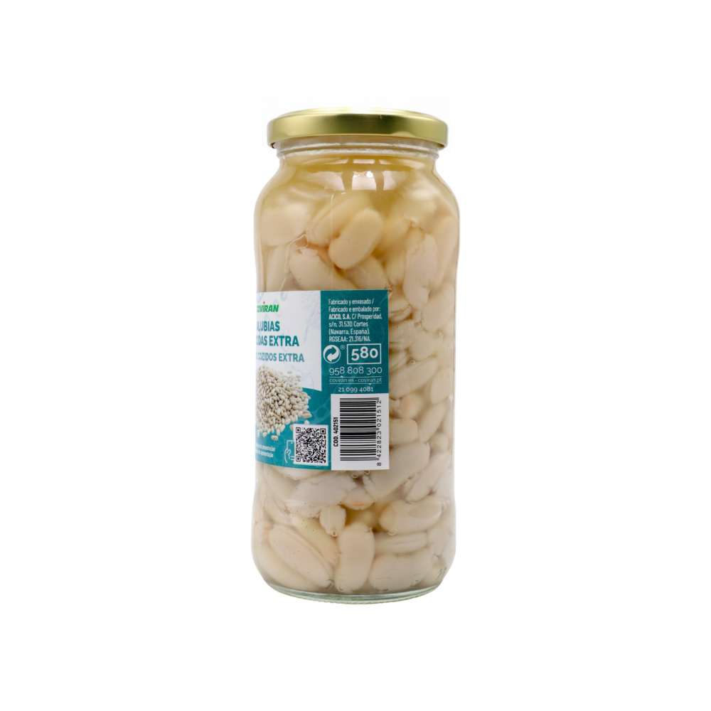 Alubias blancas cocidas extra Coviran (400 g / 14.11 oz) - Miniatura 3