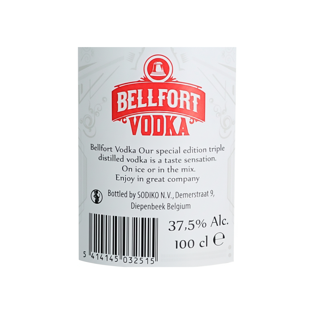 Vodka Bellfort (1 L) - Miniatura 3