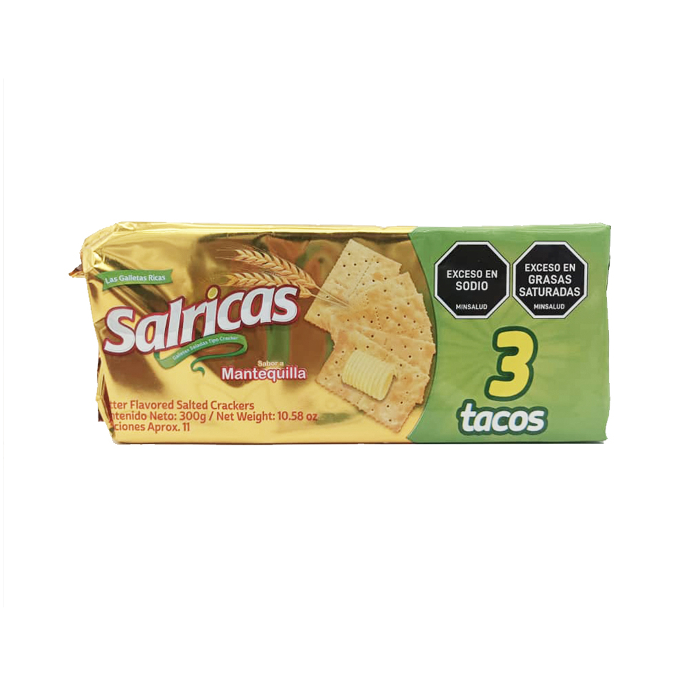 Galletas saladas sabor mantequilla Salricas (300 g / 10.58 oz) - Miniatura 3