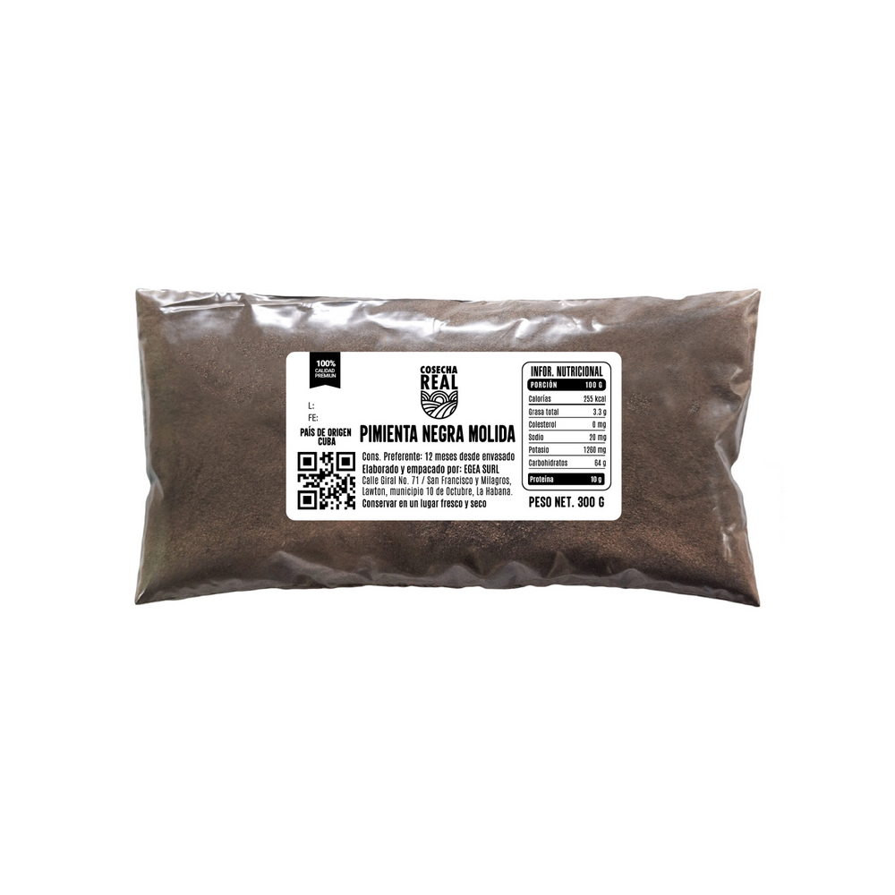 Pimienta negra molida Cosecha Real (300 g / 10.58 oz) - Miniatura 2