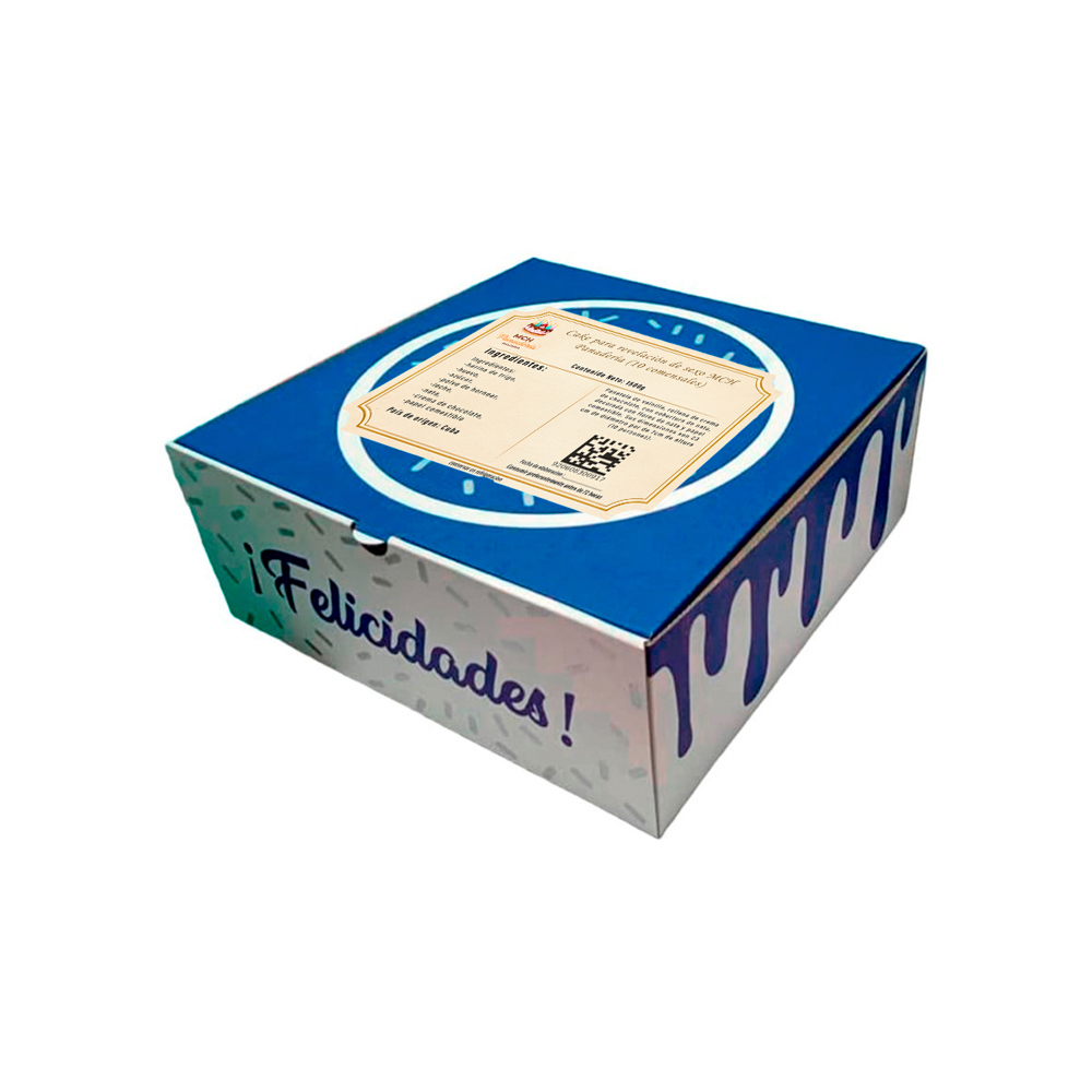 Cake para revelación de sexo MCH Panadería (10 comensales) - Miniatura 3