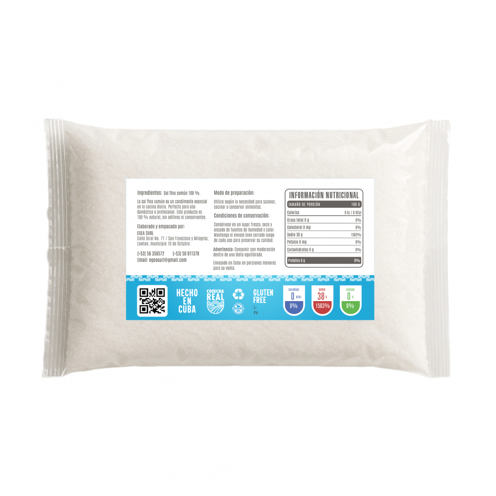 Sal fina común Cosecha Real (1 kg / 2.2 lb) - Miniatura 2