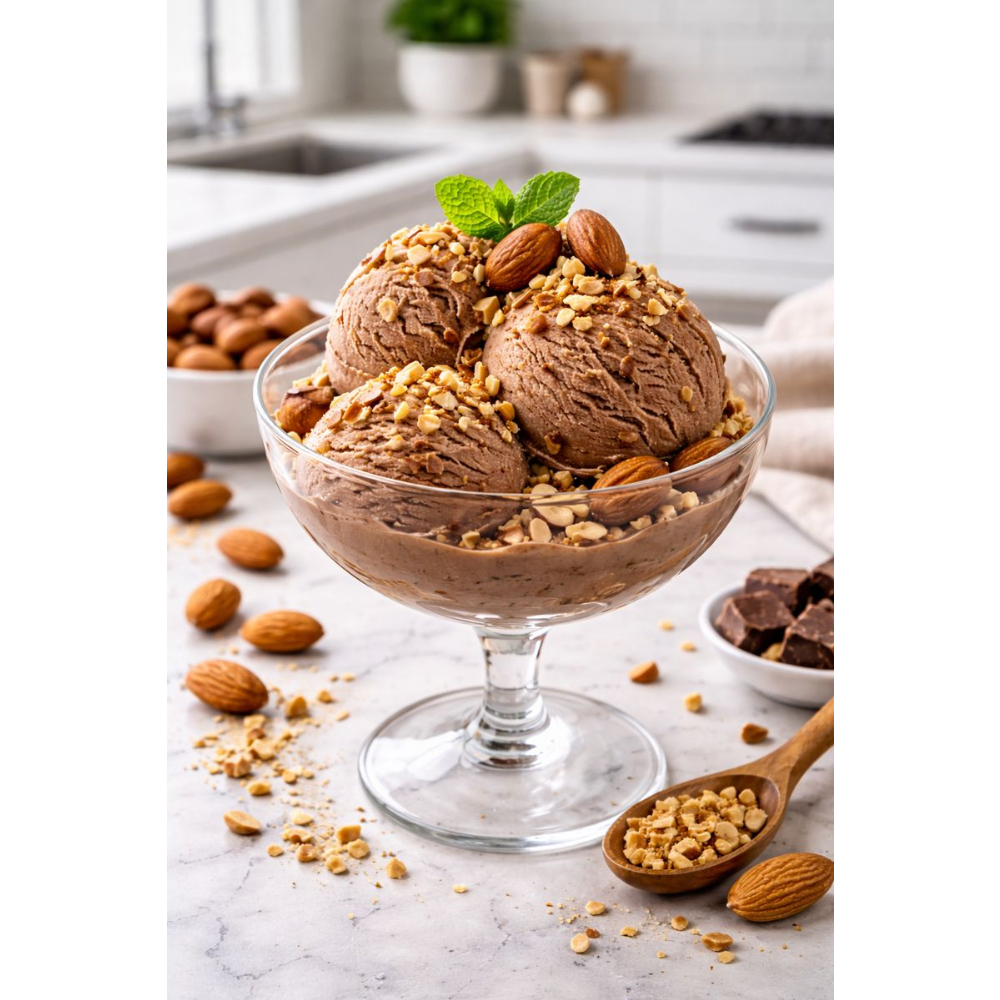 Helado de chocolate con almendras tostadas Alask (4 L) - Miniatura 4