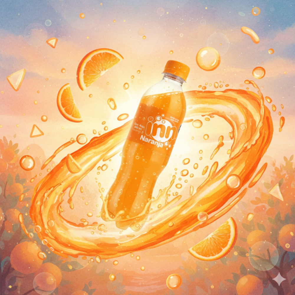 Refresco gaseado sabor naranja Inn (6 x 400 ml) - Miniatura 4