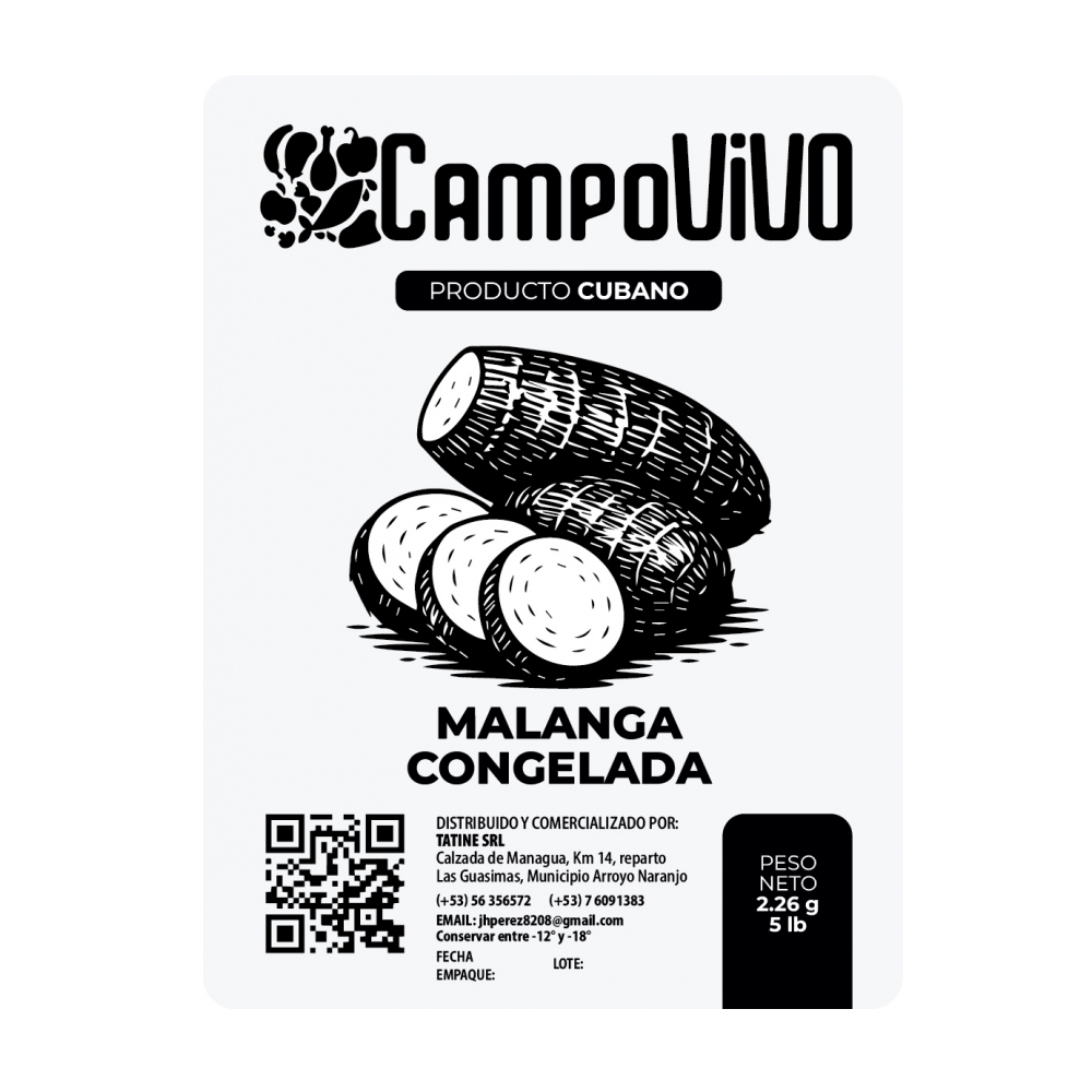 Malanga congelada Campo Vivo (2.26 kg / 5 lb) - Miniatura 3