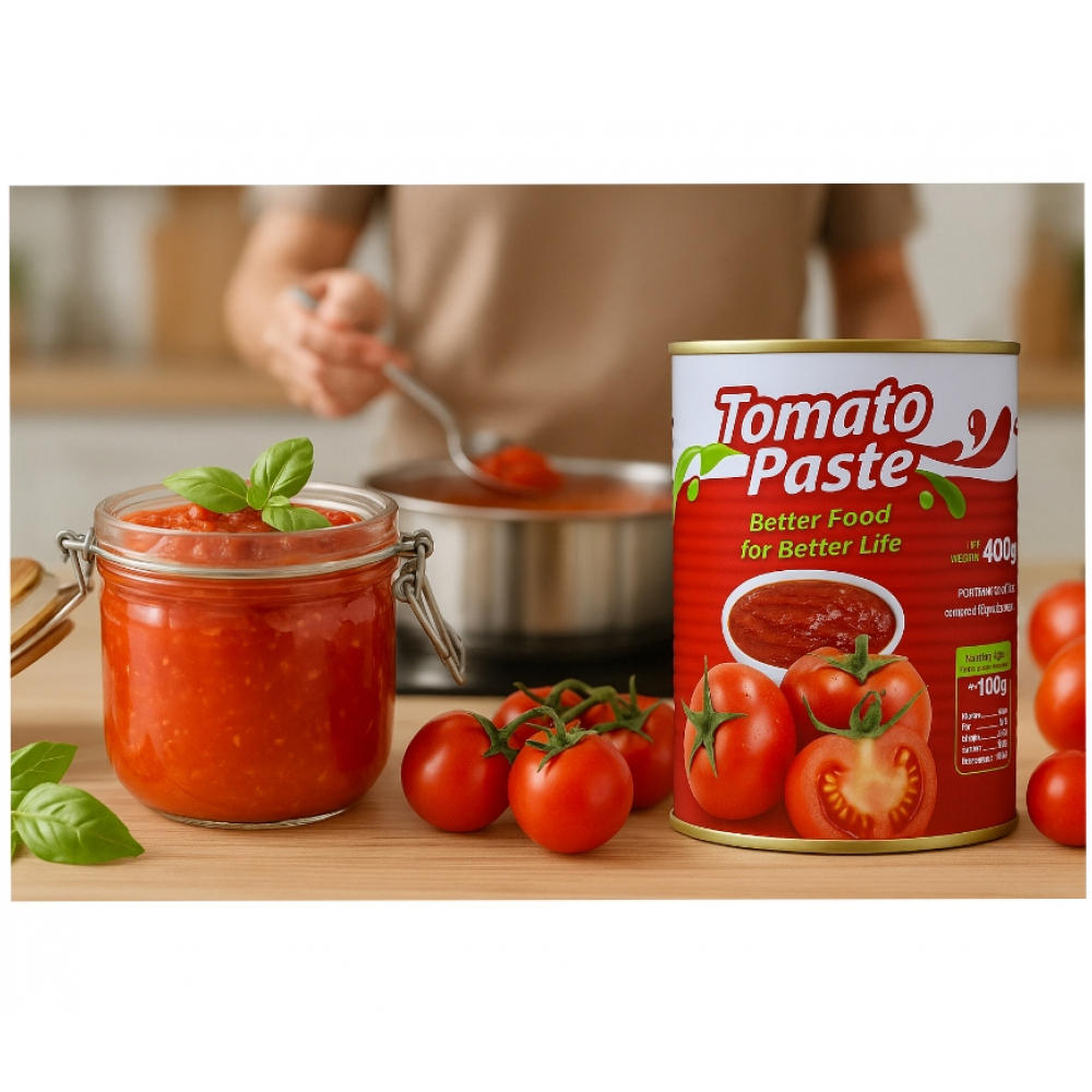Pasta de tomate Portrane Foods (3 x 400 g / 14.10 oz) - Miniatura 2