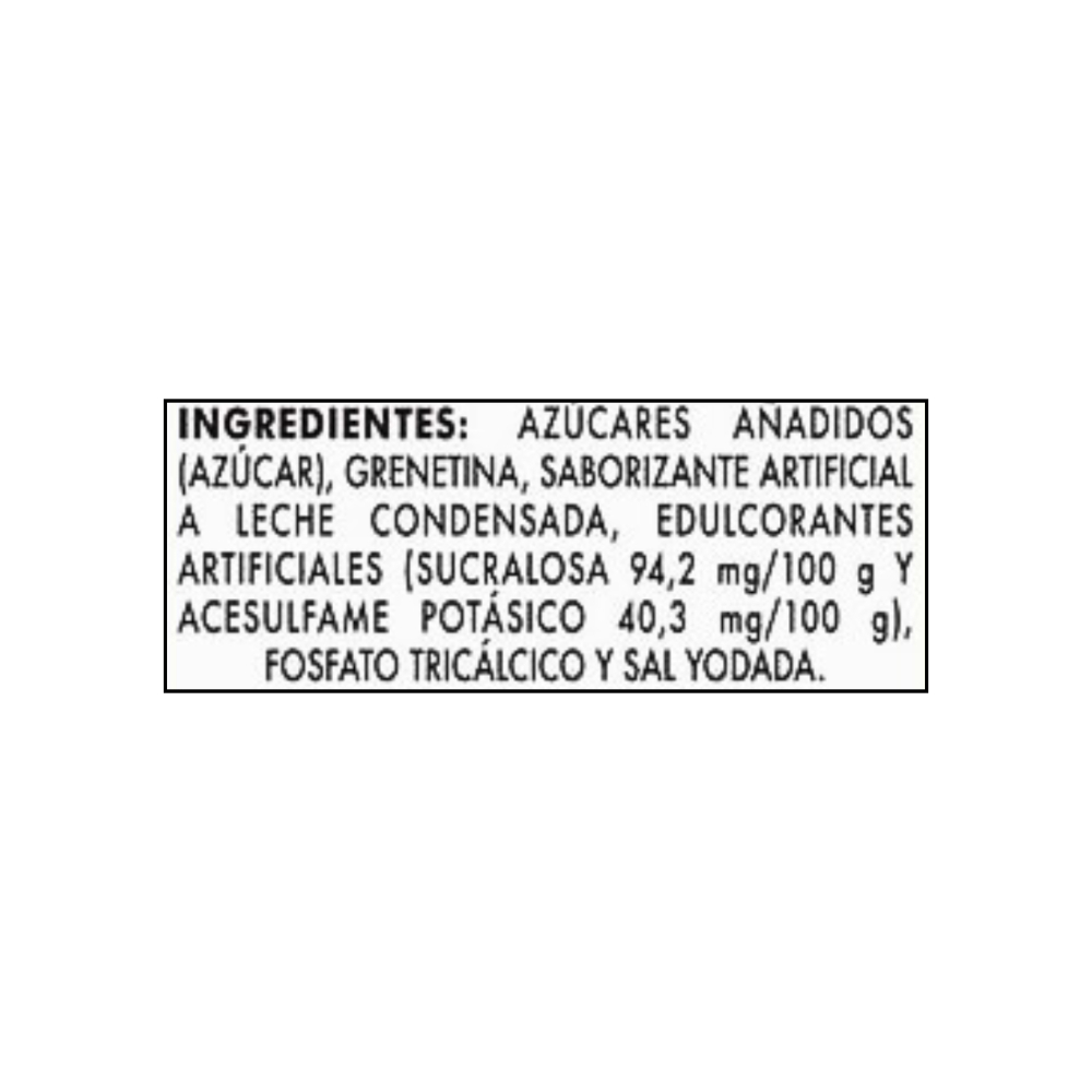 Gelatina de sabor leche condensada D'Gari (120 g / 4.23 oz) - Miniatura 4