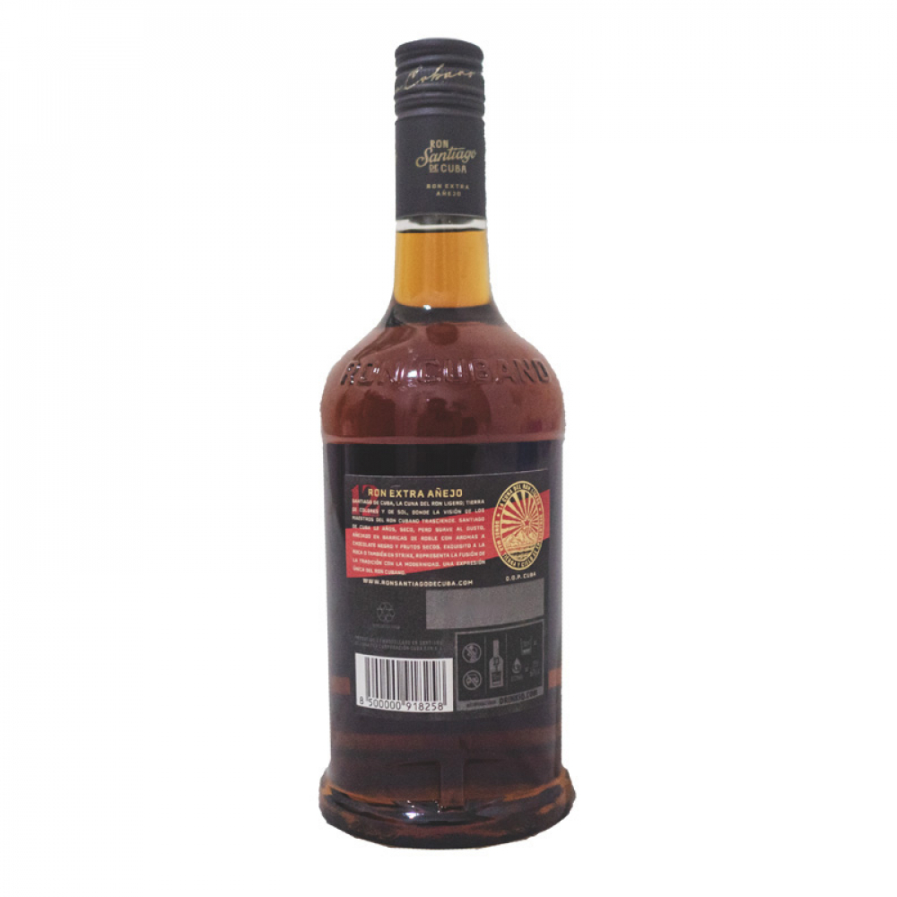 Ron Extra Añejo 12 años Santiago de Cuba (700 ml) - Miniatura 2