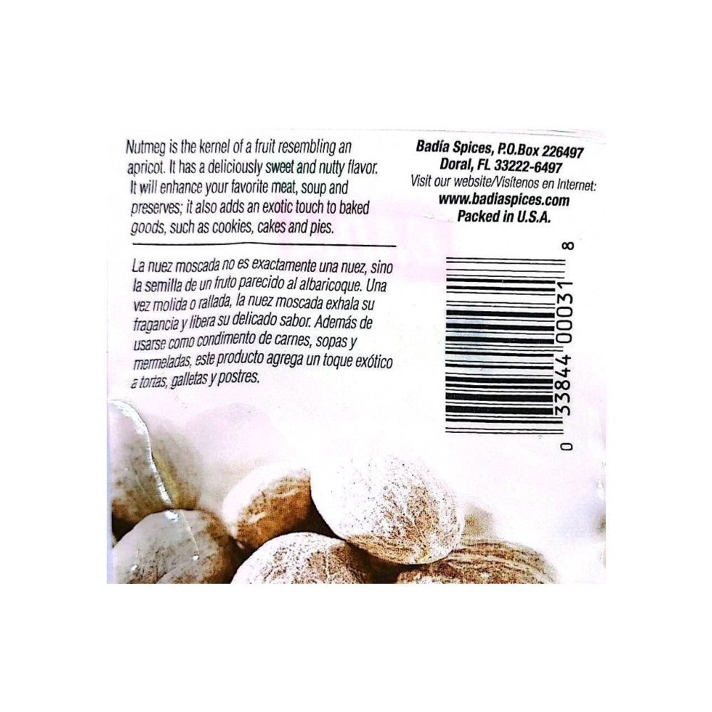 Nuez Moscada Molida Badia (14.2 g) - Miniatura 3