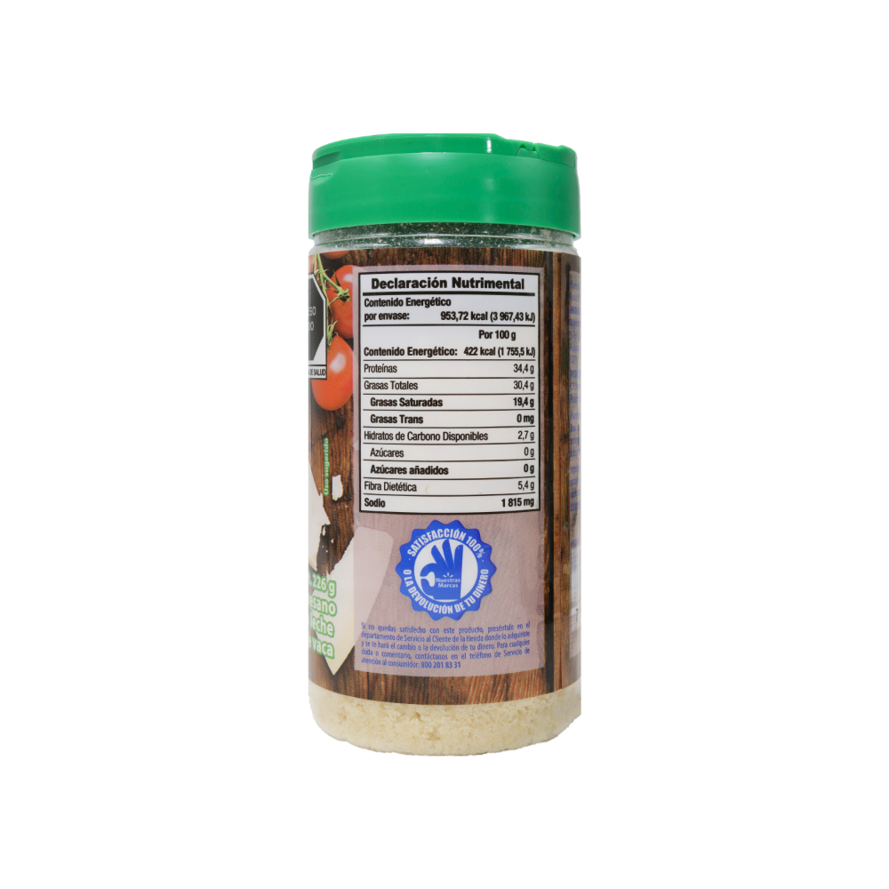Queso parmesano molido Great Value (226 g / 7.97 oz) - Miniatura 4