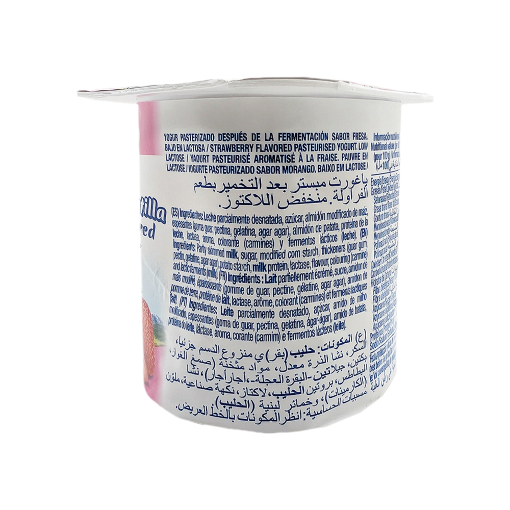 Yogur sabor fresa Asturiana (4 x 125 g / 4.4 oz) - Miniatura 3