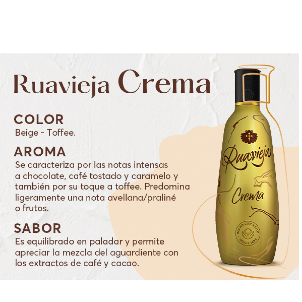 Licor de crema Ruavieja (700 ml) - Miniatura 4