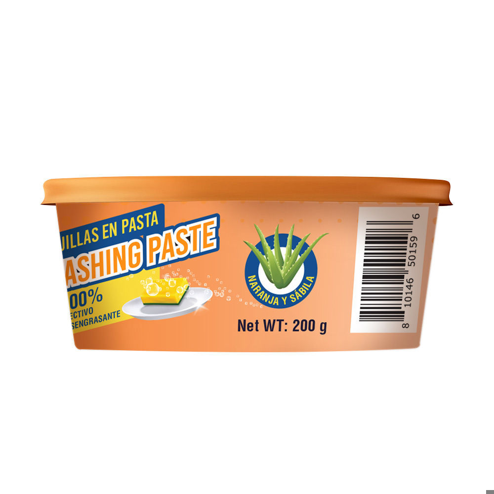 Lavavajillas en pasta con aroma a naranja YEYA (200 g / 7.05 oz) - Miniatura 2