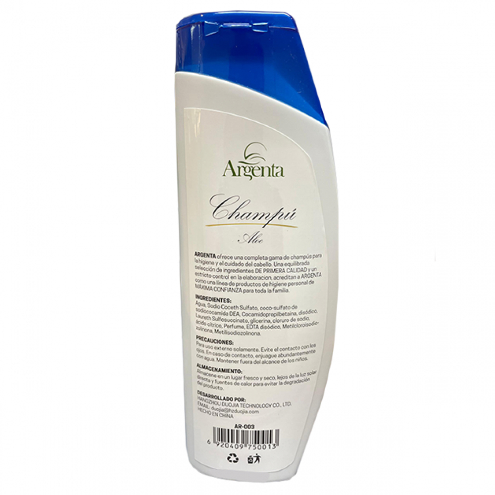 Champú de aloe Argenta (400 ml / 14.08 oz) - Miniatura 3