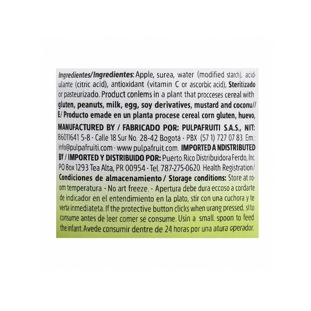 Compota de manzana Baby Fruit (24 x 113 g /4 oz) - Miniatura 2